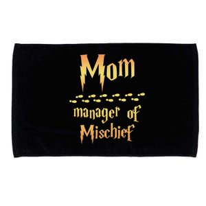 Mom Manager Of Mischief Mothers Day Gift Microfiber Hand Towel