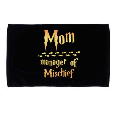 Mom Manager Of Mischief Mothers Day Gift Microfiber Hand Towel