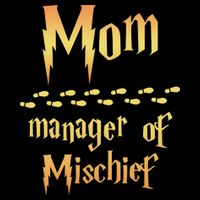 Mom Manager Of Mischief Mothers Day Gift Wool Snapback Cap