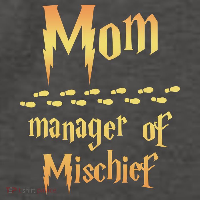Mom Manager Of Mischief Mothers Day Gift Vector Backpack