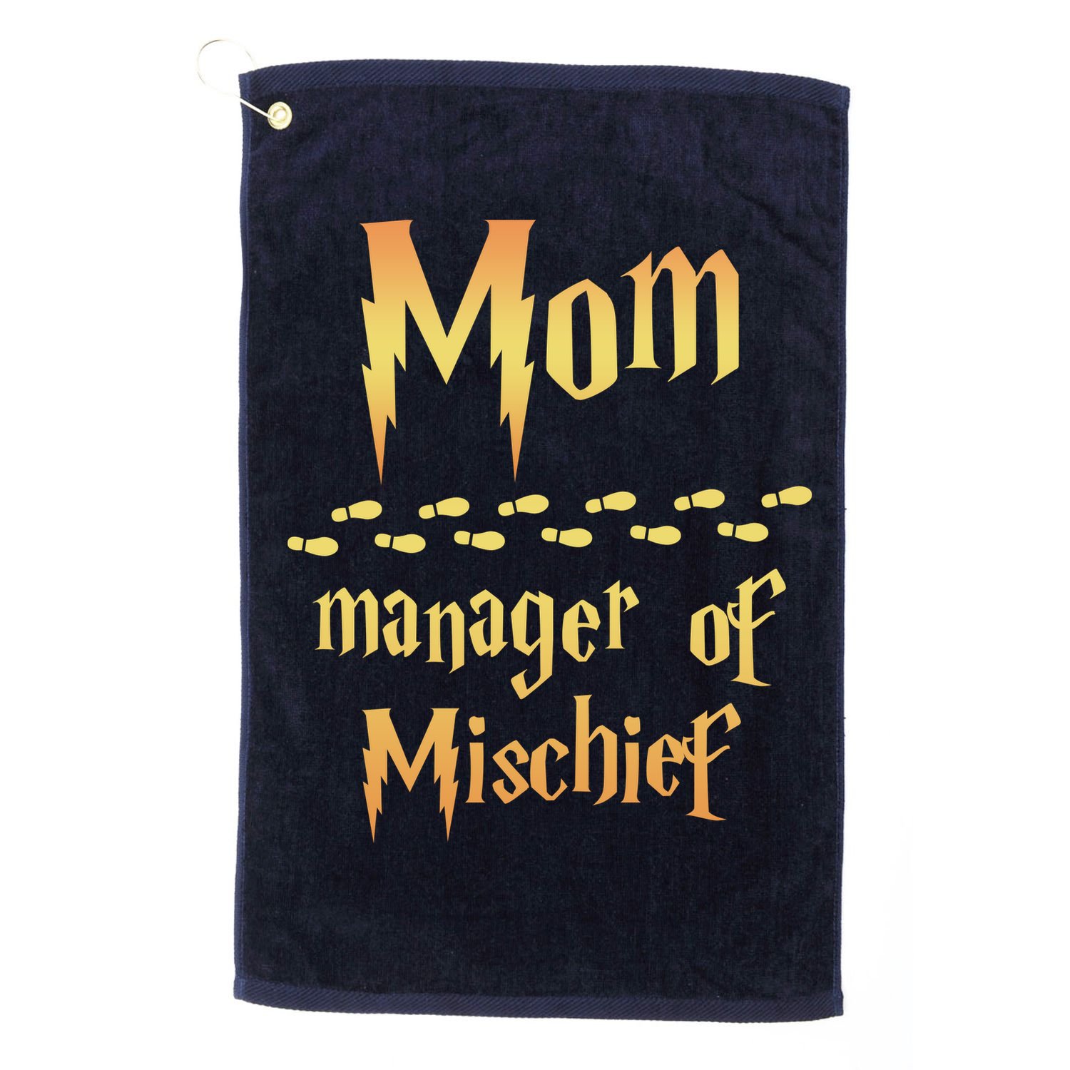 Mom Manager Of Mischief Mothers Day Gift Golf Towel