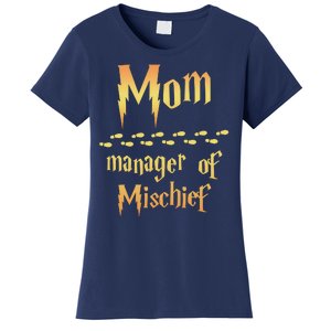 Mom Manager Of Mischief Mothers Day Gift Women's T-Shirt