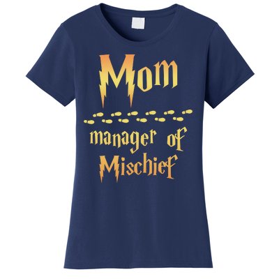 Mom Manager Of Mischief Mothers Day Gift Women's T-Shirt