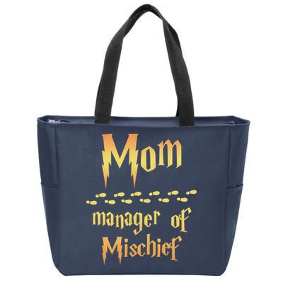 Mom Manager Of Mischief Mothers Day Gift Zip Tote Bag