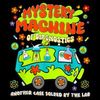  Mystery Machine Of Diagnostics Lab Week 2025 Med Lab Tech Drawstring Bag