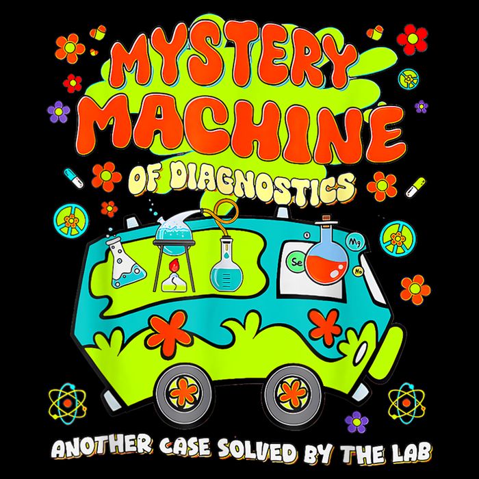  Mystery Machine Of Diagnostics Lab Week 2025 Med Lab Tech Drawstring Bag
