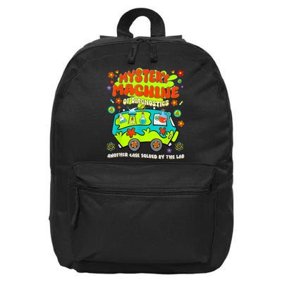  Mystery Machine Of Diagnostics Lab Week 2025 Med Lab Tech 16 in Basic Backpack