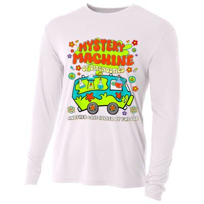  Mystery Machine Of Diagnostics Lab Week 2025 Med Lab Tech Cooling Performance Long Sleeve Crew