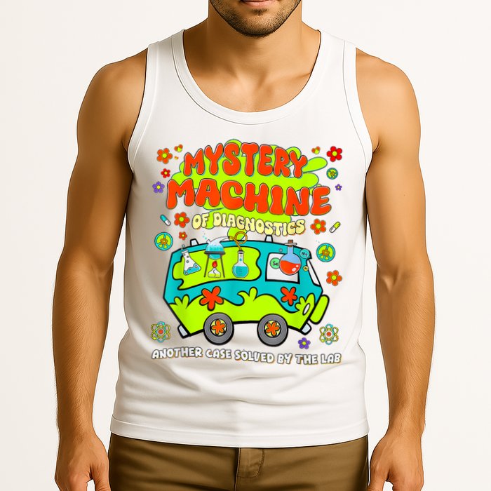  Mystery Machine Of Diagnostics Lab Week 2025 Med Lab Tech Tank Top