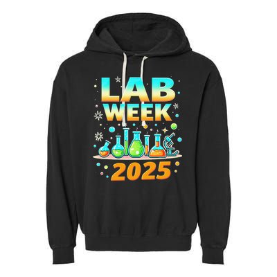 Mystery Machine Of Diagnostics Lab Week 2025 Med Lab Tech Gift Garment-Dyed Fleece Hoodie