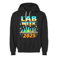 Mystery Machine Of Diagnostics Lab Week 2025 Med Lab Tech Gift Garment-Dyed Fleece Hoodie