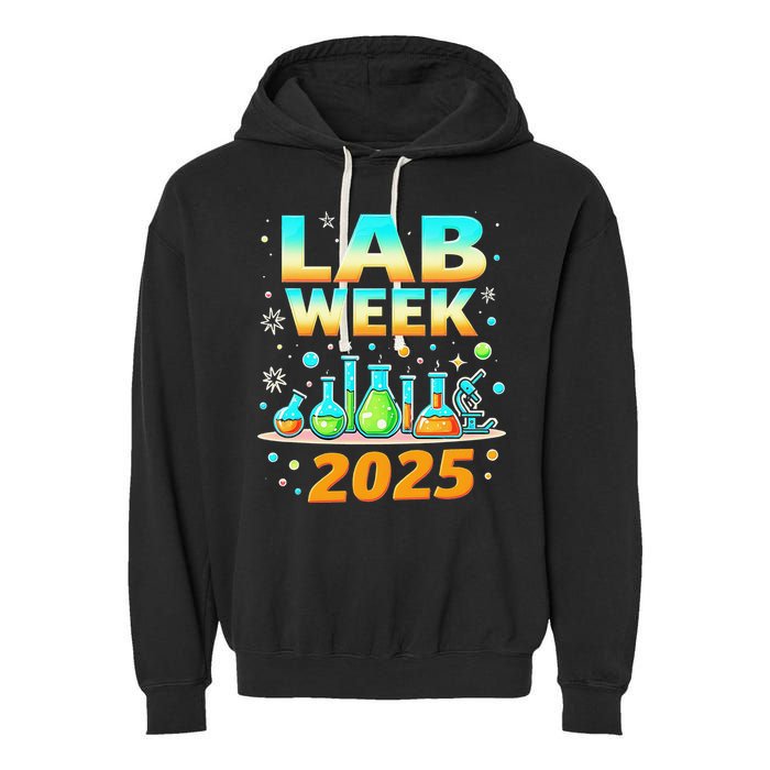 Mystery Machine Of Diagnostics Lab Week 2025 Med Lab Tech Gift Garment-Dyed Fleece Hoodie