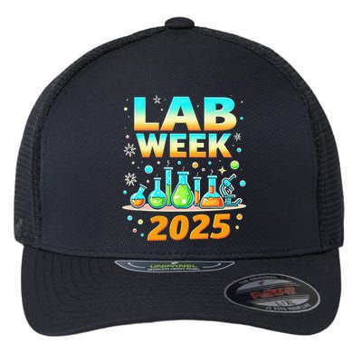 Mystery Machine Of Diagnostics Lab Week 2025 Med Lab Tech Gift Flexfit Unipanel Trucker Cap