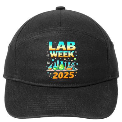 Mystery Machine Of Diagnostics Lab Week 2025 Med Lab Tech Gift 7-Panel Snapback Hat