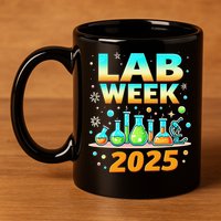 Mystery Machine Of Diagnostics Lab Week 2025 Med Lab Tech Gift 11oz C Handle Ceramic Mug