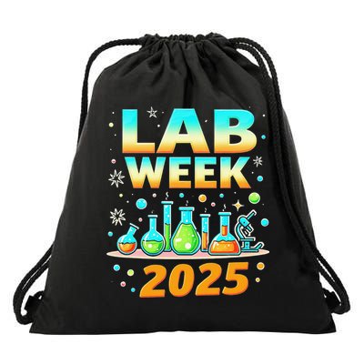 Mystery Machine Of Diagnostics Lab Week 2025 Med Lab Tech Gift Drawstring Bag