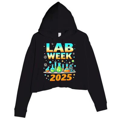 Mystery Machine Of Diagnostics Lab Week 2025 Med Lab Tech Gift Crop Fleece Hoodie