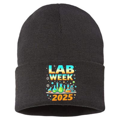Mystery Machine Of Diagnostics Lab Week 2025 Med Lab Tech Gift Sustainable Knit Beanie