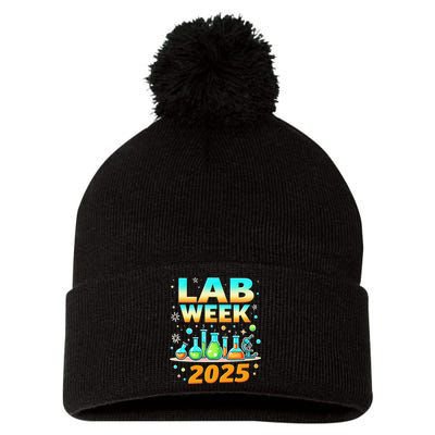 Mystery Machine Of Diagnostics Lab Week 2025 Med Lab Tech Gift Pom Pom 12in Knit Beanie