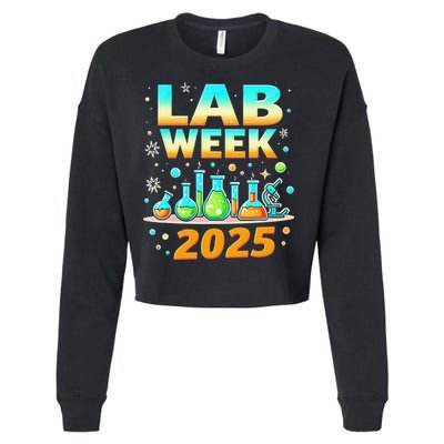 Mystery Machine Of Diagnostics Lab Week 2025 Med Lab Tech Gift Cropped Pullover Crew