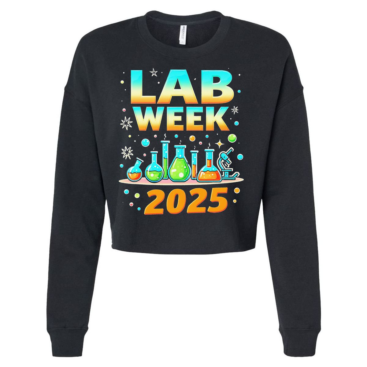 Mystery Machine Of Diagnostics Lab Week 2025 Med Lab Tech Gift Cropped Pullover Crew