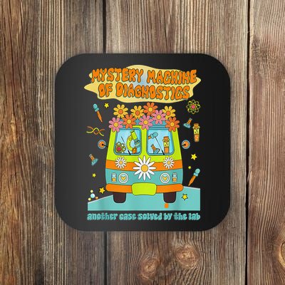 Mystery Machine Of Diagnostics Lab Tech Lab Week 2025 Gift Coaster