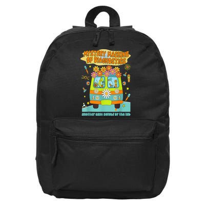 Mystery Machine Of Diagnostics Lab Tech Lab Week 2025 Gift 16 in Basic Backpack