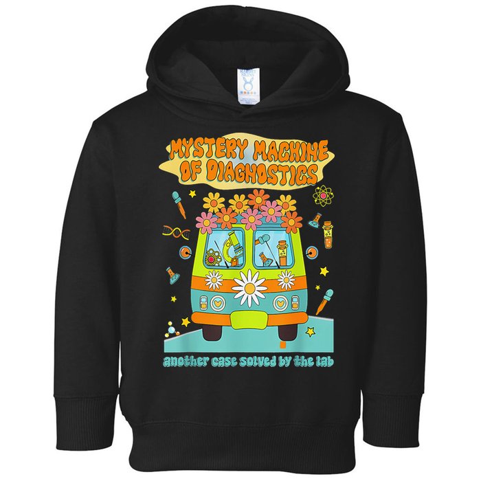 Mystery Machine Of Diagnostics Lab Tech Lab Week 2025 Gift Toddler Hoodie