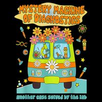 Mystery Machine Of Diagnostics Lab Tech Lab Week 2025 Gift Toddler Hoodie