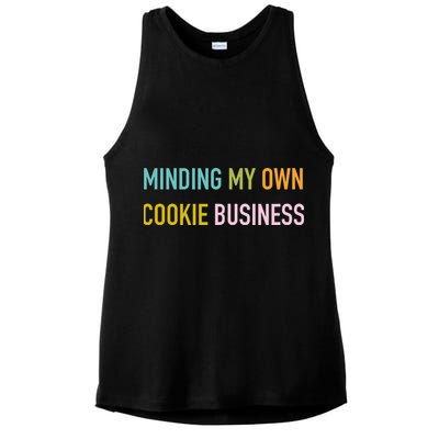 Minding My Own Cookie Business Home Baker Business Cookier Ladies PosiCharge Tri-Blend Wicking Tank