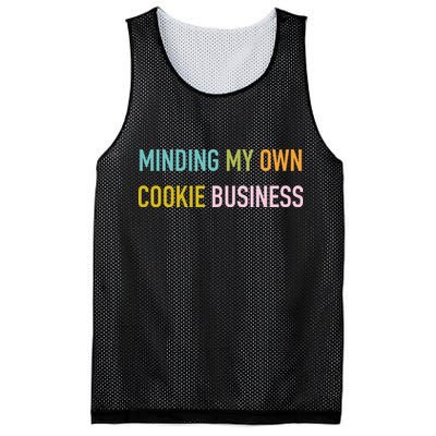 Minding My Own Cookie Business Home Baker Business Cookier Mesh Reversible Basketball Jersey Tank