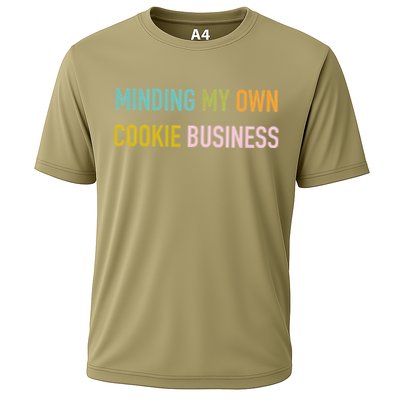 Minding My Own Cookie Business Home Baker Business Cookier Cooling Performance Crew T-Shirt