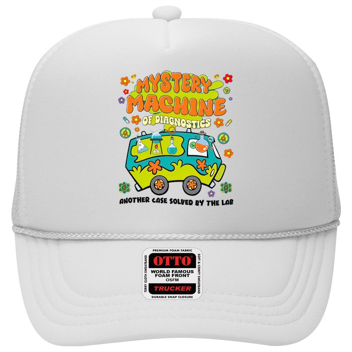 Mystery Machine Of Diagnostics Lab Week 2025 Med Lab Tech Trucker Hat