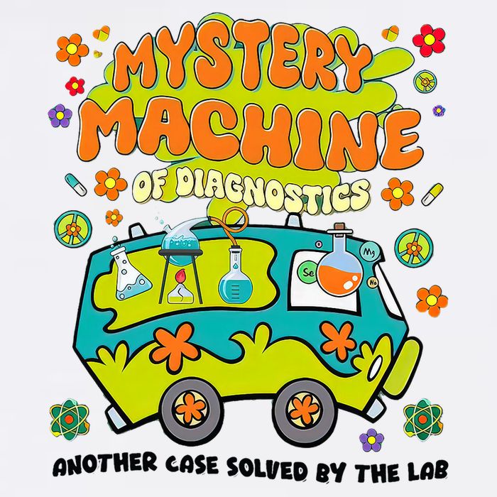 Mystery Machine Of Diagnostics Lab Week 2025 Med Lab Tech Trucker Hat