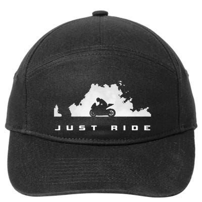 Motorcycle 7-Panel Snapback Hat