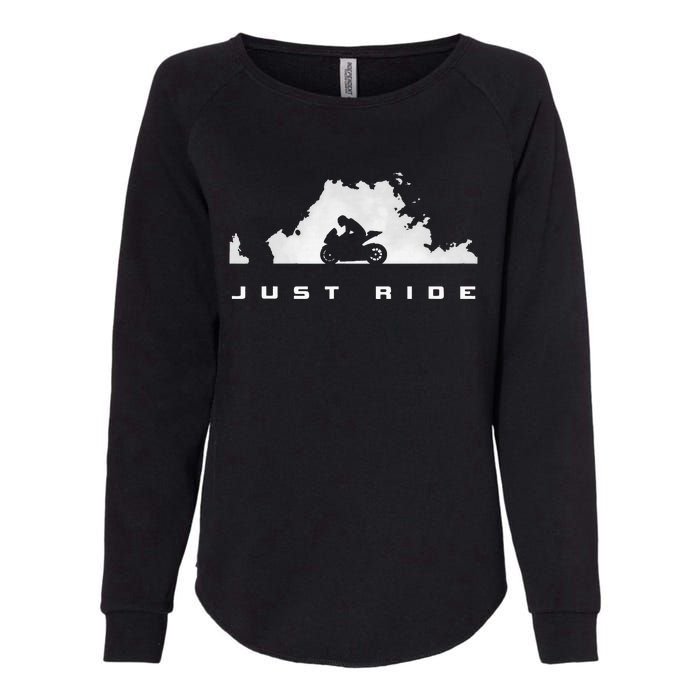 Motorcycle Womens California Wash Sweatshirt