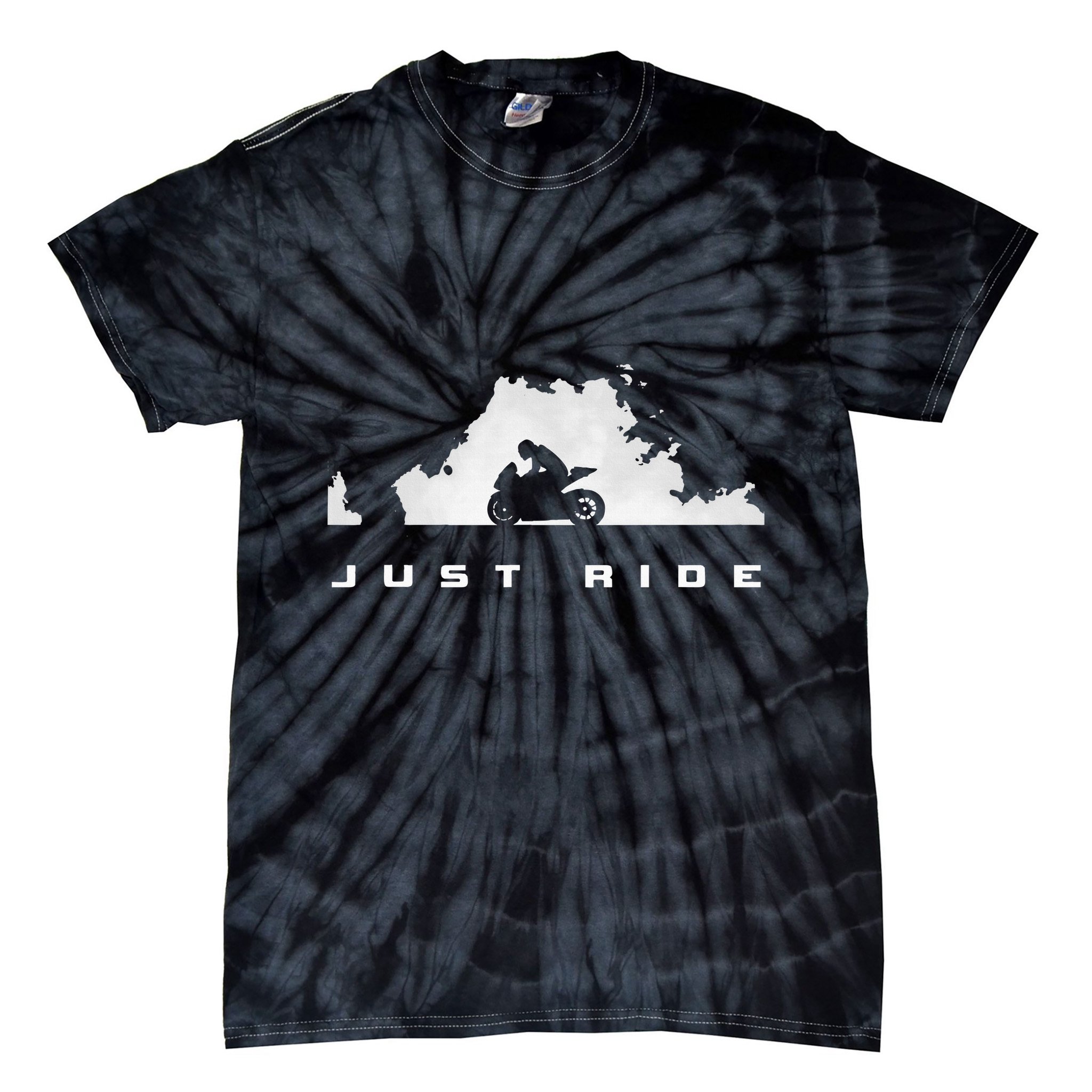 Motorcycle Tie-Dye T-Shirt