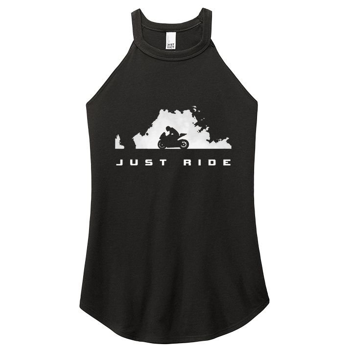 Motorcycle Women's Perfect Tri Rocker Tank