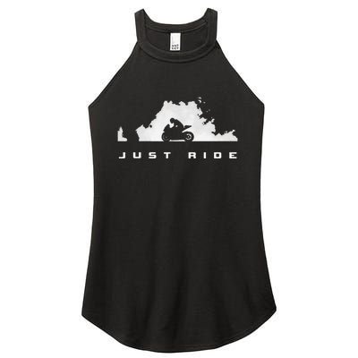 Motorcycle Women's Perfect Tri Rocker Tank