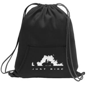 Motorcycle Sweatshirt Cinch Pack Bag