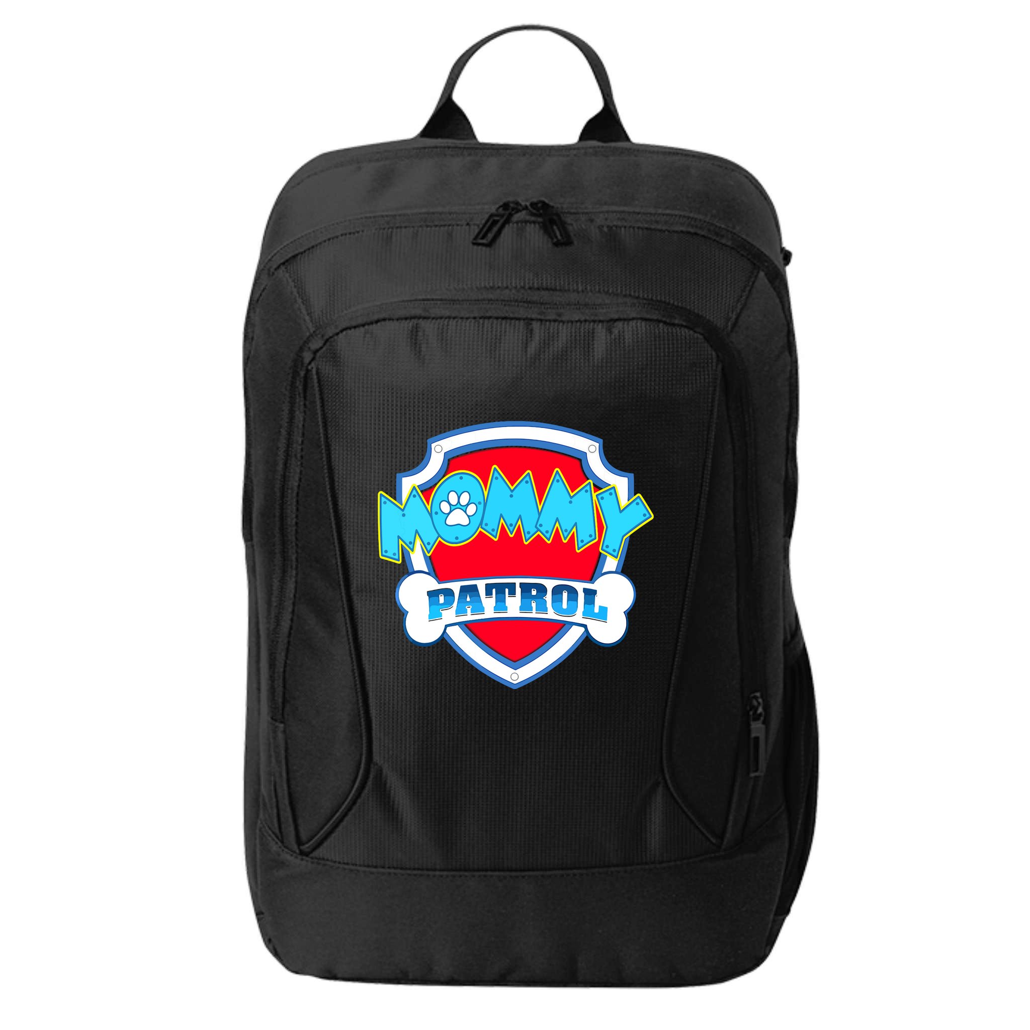 Mom Mommy Of The Birthday Boy Girl Dog Paw Family Matching City Backpack