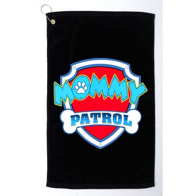 Mom Mommy Of The Birthday Boy Girl Dog Paw Family Matching Golf Towel
