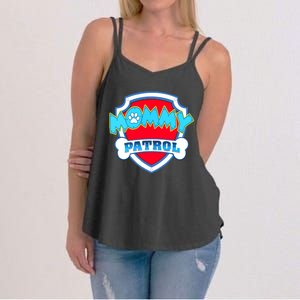 Mom Mommy Of The Birthday Boy Girl Dog Paw Family Matching Women's Strappy Tank