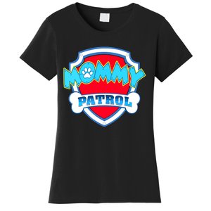 Mom Mommy Of The Birthday Boy Girl Dog Paw Family Matching Women's T-Shirt