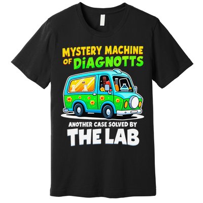 Mystery Machine Of Diagnostics Lab Week 2025 Gift Premium T-Shirt