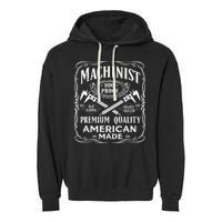 Machinist Machine Operator Engine Driver Garment-Dyed Fleece Hoodie