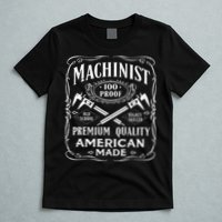 Machinist Machine Operator Engine Driver T-Shirt