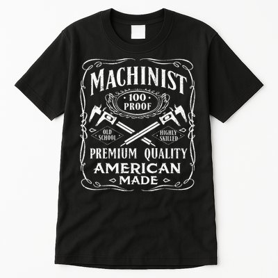Machinist Machine Operator Engine Driver Tall T-Shirt