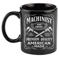 Machinist Machine Operator Engine Driver 11oz C Handle Ceramic Mug