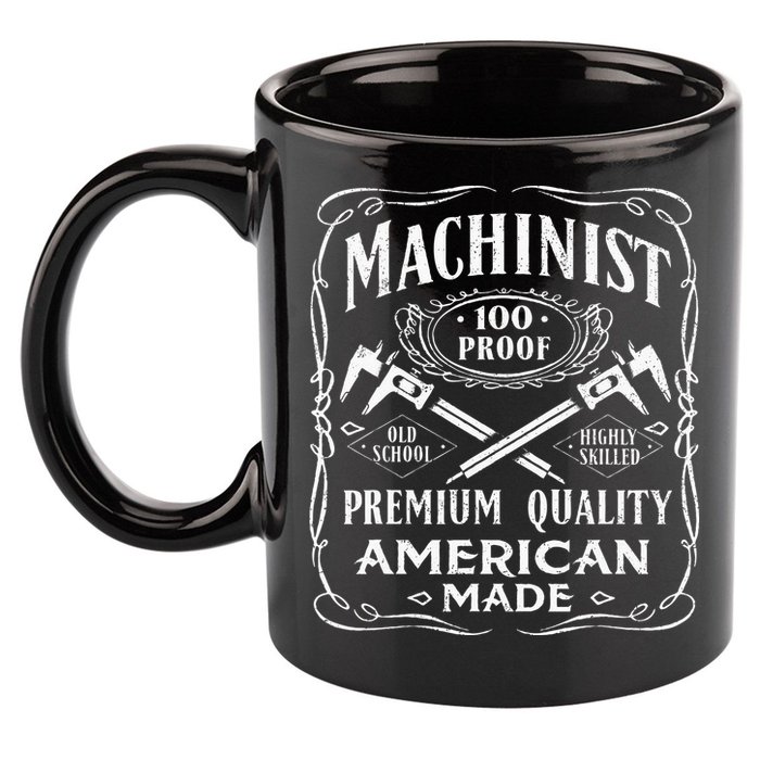 Machinist Machine Operator Engine Driver 11oz C Handle Ceramic Mug
